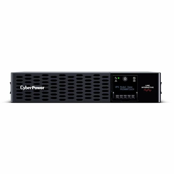 CyberPower PR1500RT2UCN Smart App Sinewave UPS Systems - 1500VA/1500W, 120 VAC, NEMA 5-15P, 2U, Rack / Tower, Sine Wave, 8 Outlets, LCD, PowerPanel® Business, $400000 CEG, 3YR Warranty