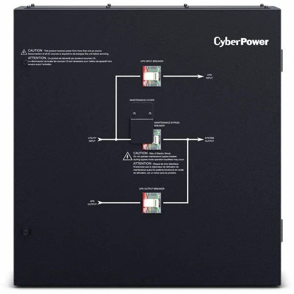 CyberPower MBS175D5B 3-Phase Modular UPS 3-Phase Maintenance Bypass Switch - 175A MAINTENANCE BYPASS SWITCH, 1YR Warranty