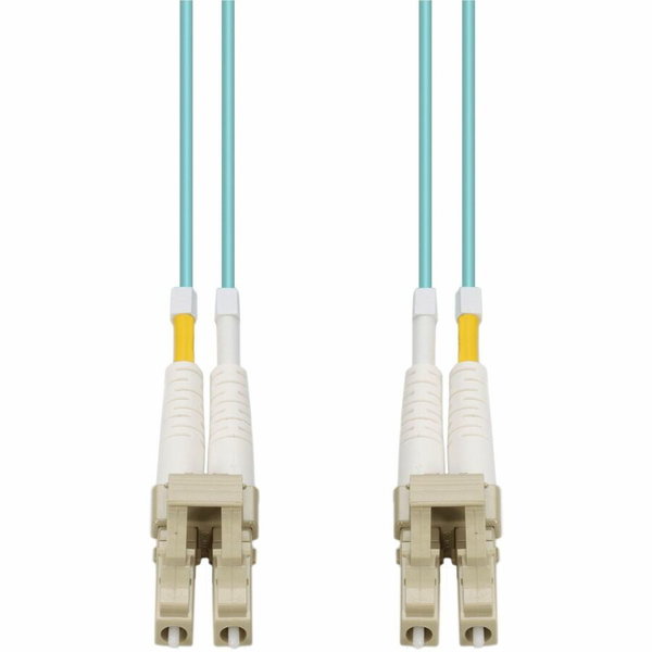 Proline 3m LC to LC Aqua OM4 Duplex OFNP (Plenum-Rated) Fiber Patch Cable, MMF (Multi Mode), 50/125 - 9.84 ft Fiber Optic Network Cable for Network Device - First End: LC - Male - Second End: LC Network - Male - Patch Cable - Plenum, OFNP - Duplex - 50/12