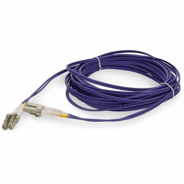Proline 5m LC to LC Purple OM4 Duplex OFNP (Plenum-Rated) TAA Fiber Patch Cable, MMF (Multi Mode), 50/125 - 16.40 ft Fiber Optic Network Cable for Network Device - First End: 1 x LC Network - Male - Second End: 1 x LC Network - Male - 100 Gbit/s - Patch C