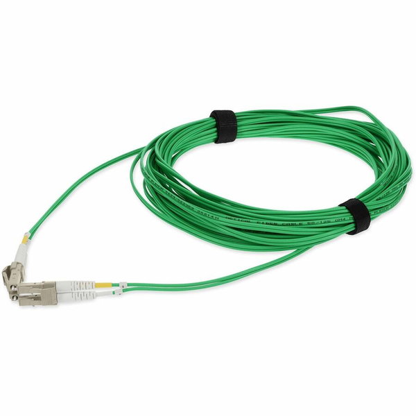 Proline 2m LC to LC Green OM4 Duplex OFNP (Plenum-Rated) TAA Fiber Patch Cable, MMF (Multi Mode), 50/125 - 6.56 ft Fiber Optic Network Cable for Network Device - First End: 1 x LC Network - Male - Second End: 1 x LC Network - Male - 100 Gbit/s - Patch Cab