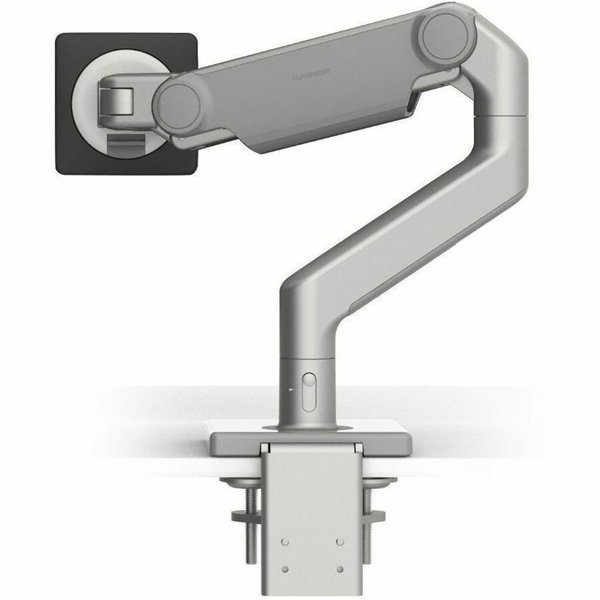 Humanscale M8.1 Mounting Arm for Monitor - Silver, Gray - 2 Display(s) Supported - 24 lb Load Capacity