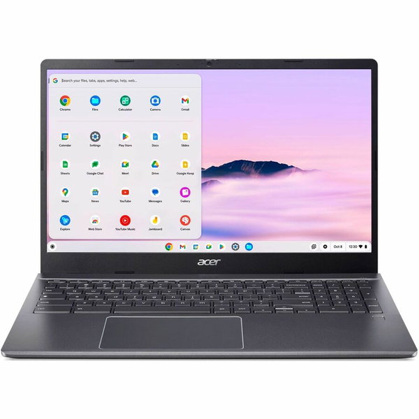 Acer Chromebook Plus 515 CBE595-2T CBE595-2T-752Y 15.6" Touchscreen Chromebook - Full HD - 60 Hz - Intel Core 7 150U - 16 GB - 256 GB SSD - English (US) Keyboard - Iron - Intel Chip - 1920 x 1080 - ChromeOS - Intel - ComfyView (Matte), In-plane Switching 