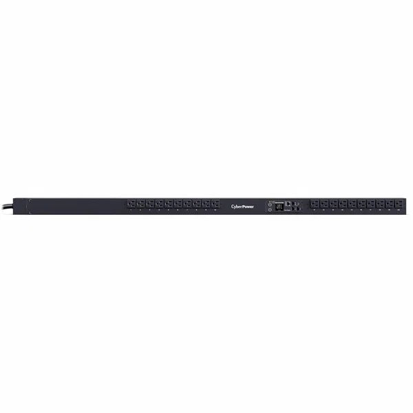 CyberPower PDU31116 Single Phase 100 - 120 VAC 15A Monitored PDU - 20 Outlets, 10 ft, NEMA 5-15P, Vertical, 0U, SNMP, 3YR Warranty