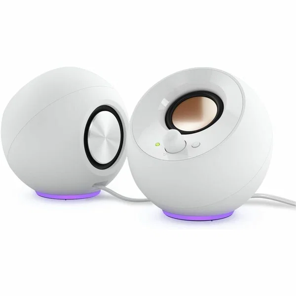 Creative Pebble SE 2.0 Speaker System - 4.40 W RMS - White - Tabletop - USB - 1