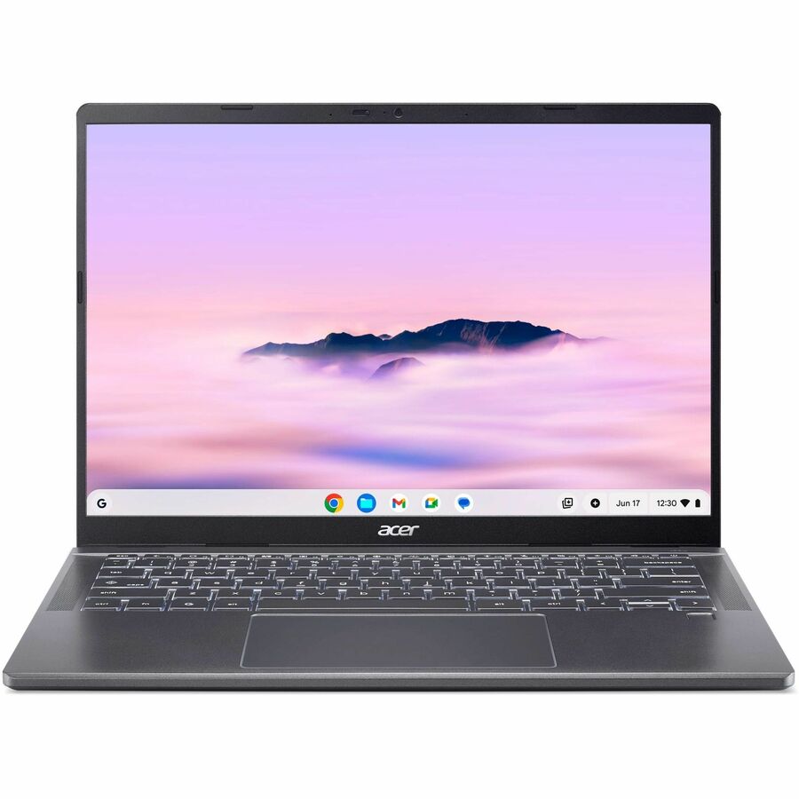 Acer Chromebook Plus 714 CBE794-1 CBE794-1-57T9 14" Chromebook - WUXGA - 120 Hz - Intel Core Ultra 5 115U - 16 GB - 256 GB SSD - English (US) Keyboard - Iron - Intel Chip - 1920 x 1200 - ChromeOS - Intel - ComfyView (Matte), In-plane Switching (IPS) Techn
