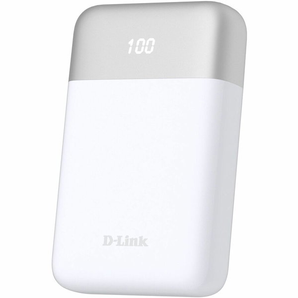 D-Link 10000mAh Power Bank - For Nintendo Switch, iPad mini - 10000 mAh - USB Type-C Connector - 2 x USB - White - Slim, Over Voltage Protection, Over Temperature Protection, Digital Display, Over Current Protection, Short Circuit Protection, Overcharge P