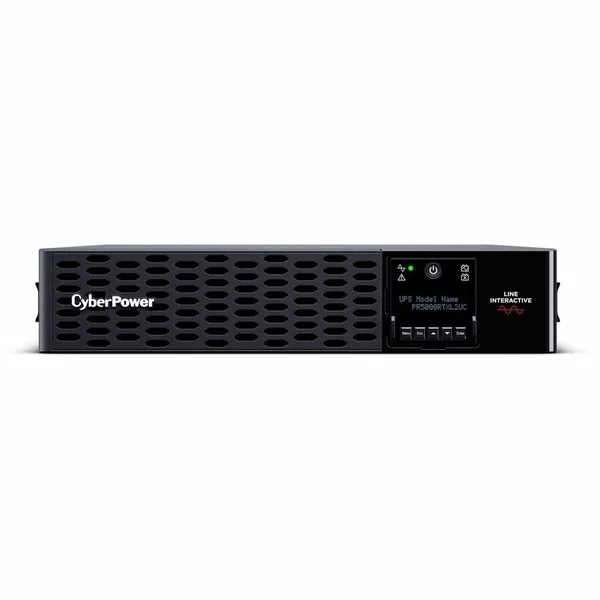 CyberPower PR5000RTXL2UC Smart App Sinewave UPS Systems - 5000VA/5000W, 200 - 239 VAC, Hardwire Terminal (NEMA L6-30P power cord included), 2U, Rack / Tower, Sine Wave, 4 Outlets, LCD, PowerPanel® Business, $400000 CEG, 3YR Warranty