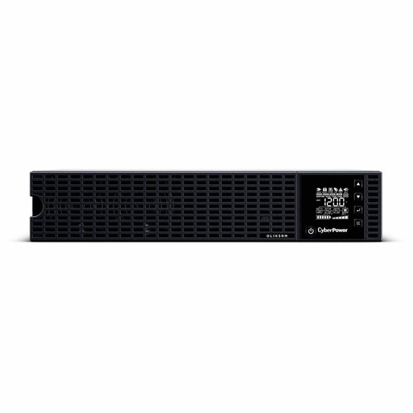 CyberPower OL1K5RM Essential Online UPS Systems - 1500VA/1200W, 100 - 124 VAC, NEMA 5-15P, 2U, Rackmount, Sine Wave, 8 Outlets, LCD, PowerPanel® Business, $400000 CEG, 3YR Warranty
