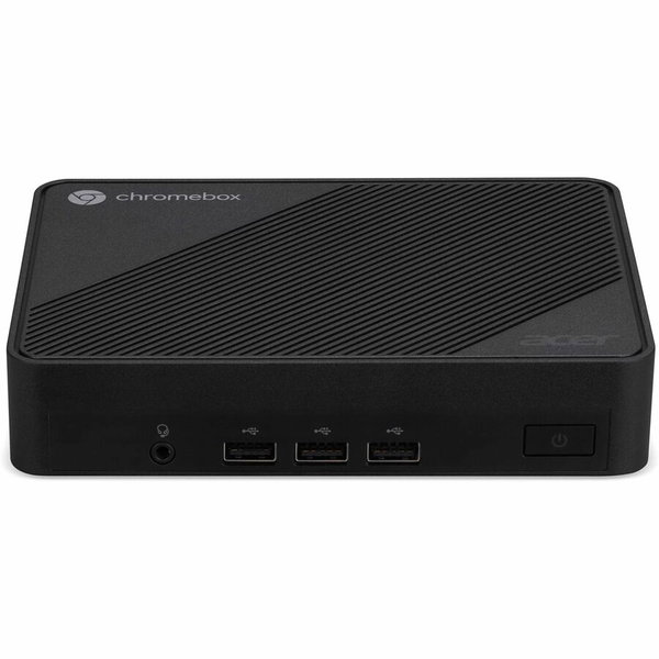Acer Chromebox CXM2 Chromebox - Intel N-Series N150 - 8 GB - 64 GB Flash Memory Capacity - Mini PC - Black - Intel Chip - ChromeOS - Wi-Fi 7 (IEEE 802.11be) - 65 W