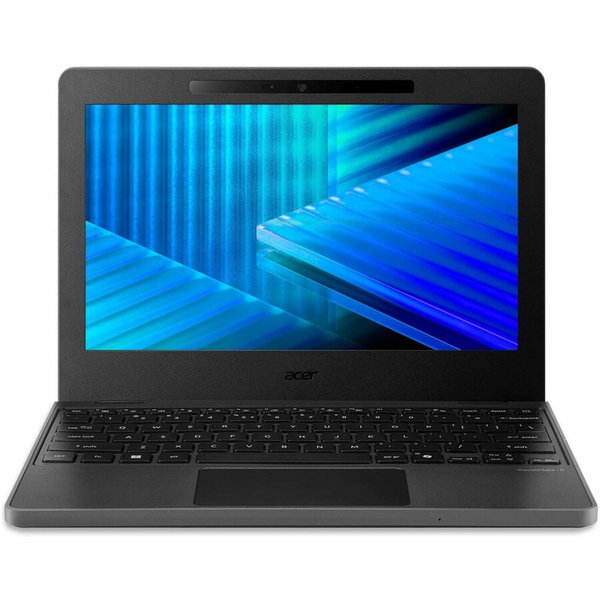 Acer TravelMate B3 11 TMB311-34T TMB311-34T-P96B 11.6" Touchscreen Clamshell Notebook - Full HD - 60 Hz - Intel N-Series N250 - 8 GB - 128 GB PCI Express NVMe 4.0 SSD - English (US) Keyboard - Black - Intel Chip - 1920 x 1080 - Windows 11 Pro - Intel - Fr
