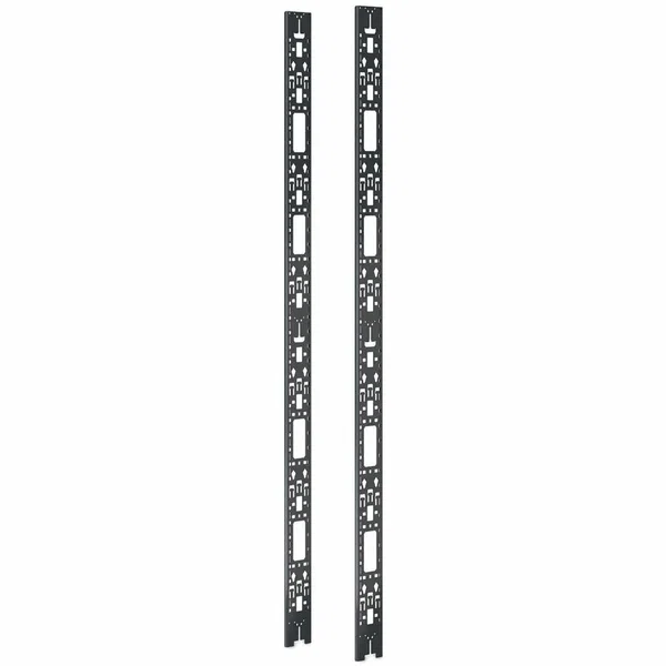 APC NetShelter Cable Management, Vertical Cable Manager, for NetShelter SX 42U, Set of 2, Black, 117 x 1930 x 130 mm - Cable Manager - Black - 0U Rack Height