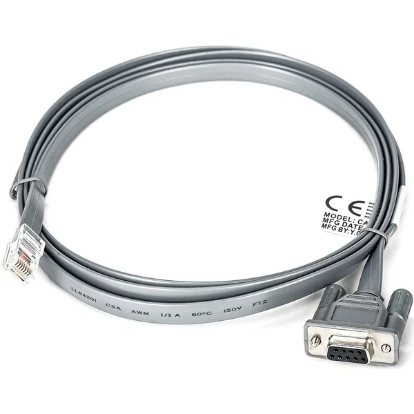 RJ-45 Male - DB-9 Female - RJ-45 Male - DB-9 Female