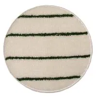 SSS Scrub & Clean Carpet Pads, White, 19", 5/cs