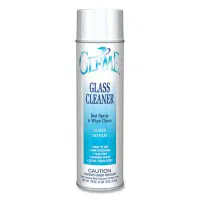 Gleme Glass Cleaner, Fresh Scent, 19 oz Aerosol Spray, Dozen