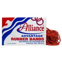 Alliance Rubber Advantage, Red Packer Band, 8 1/2" x 1/8"