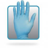 XLarge Powder Free Blue Nitrile Gloves