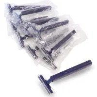 Twin Blade Razors, Individually Wrapped, Disposable, 144/CS