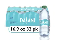 Dasani Purified Water Bottles, 16.9 fl oz, 32 Pack