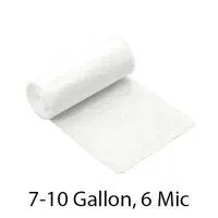 SSS Can Liner, 24x24, 7-10 Gallon, 6 Mic, Natural, 1000/Case