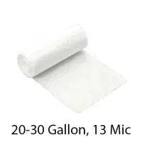SSS Can Liner, 30x37, 20-30 Gallon, 13 Mic, Natural, 500/Case