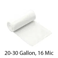 SSS Can Liner, 30x37, 20-30 Gallon, 16 Mic, Natural, 250/Case