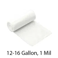 SSS Can Liner, 24x32, 12-16 Gallon, 1 Mil, Clear, 250/Case